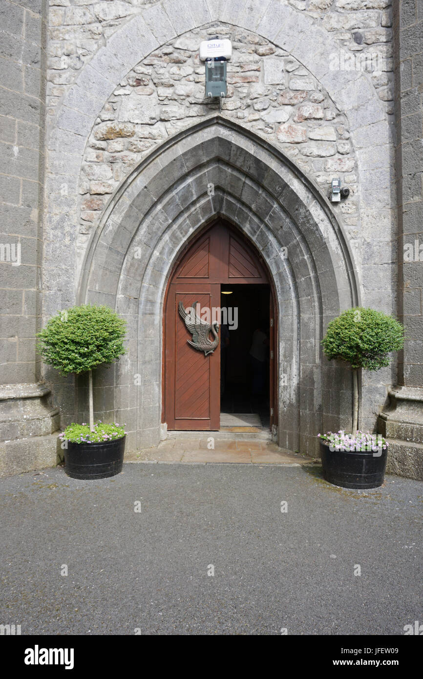 L'Irlanda Drumcliffe Chiesa Yeats Paese nella Contea di Sligo Foto Stock