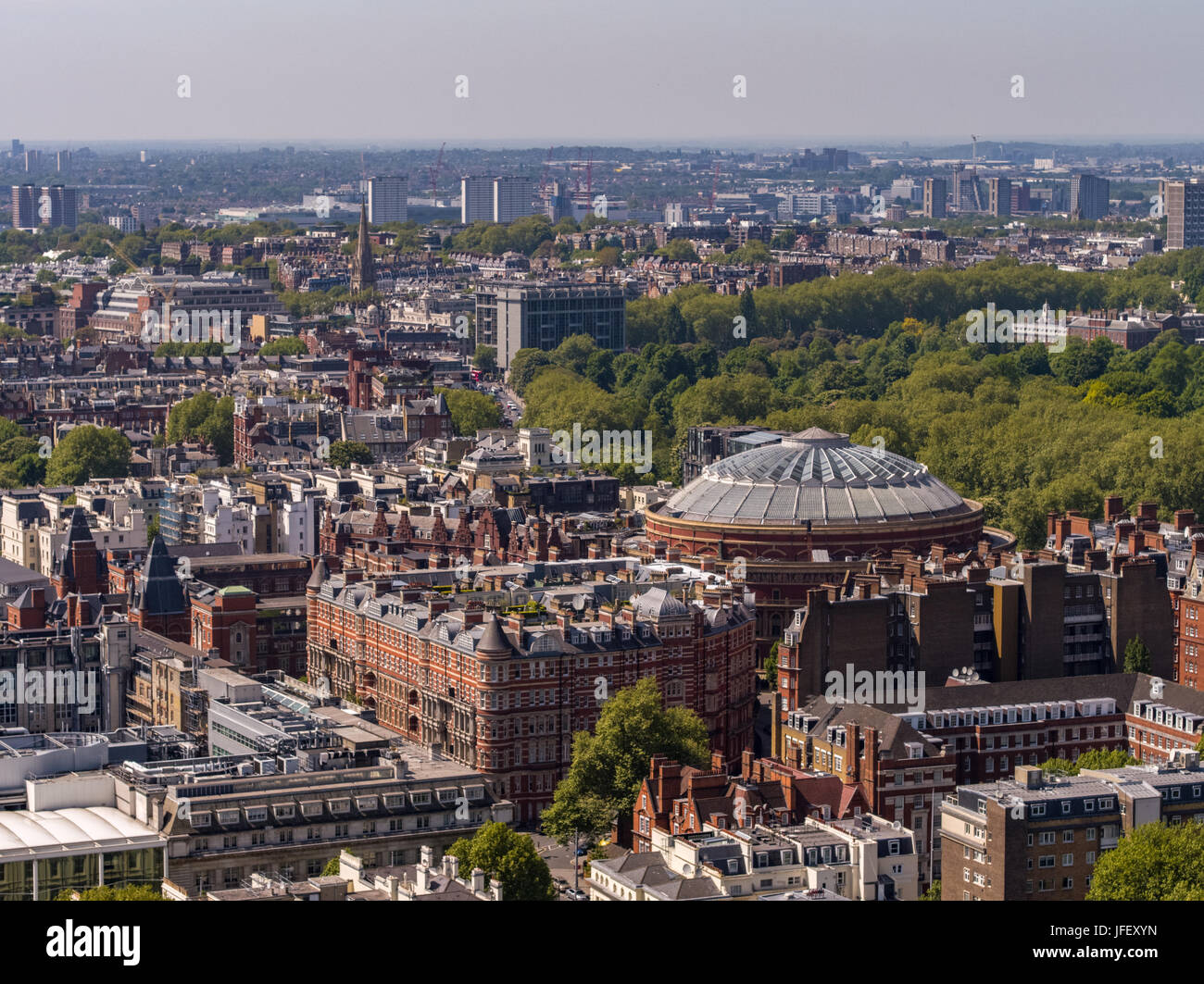 Il Royal Albert Hall è una sala concerti sul bordo settentrionale di South Kensington, Londra, che trattiene le PROM concerti annuali ogni estate dal 19 Foto Stock