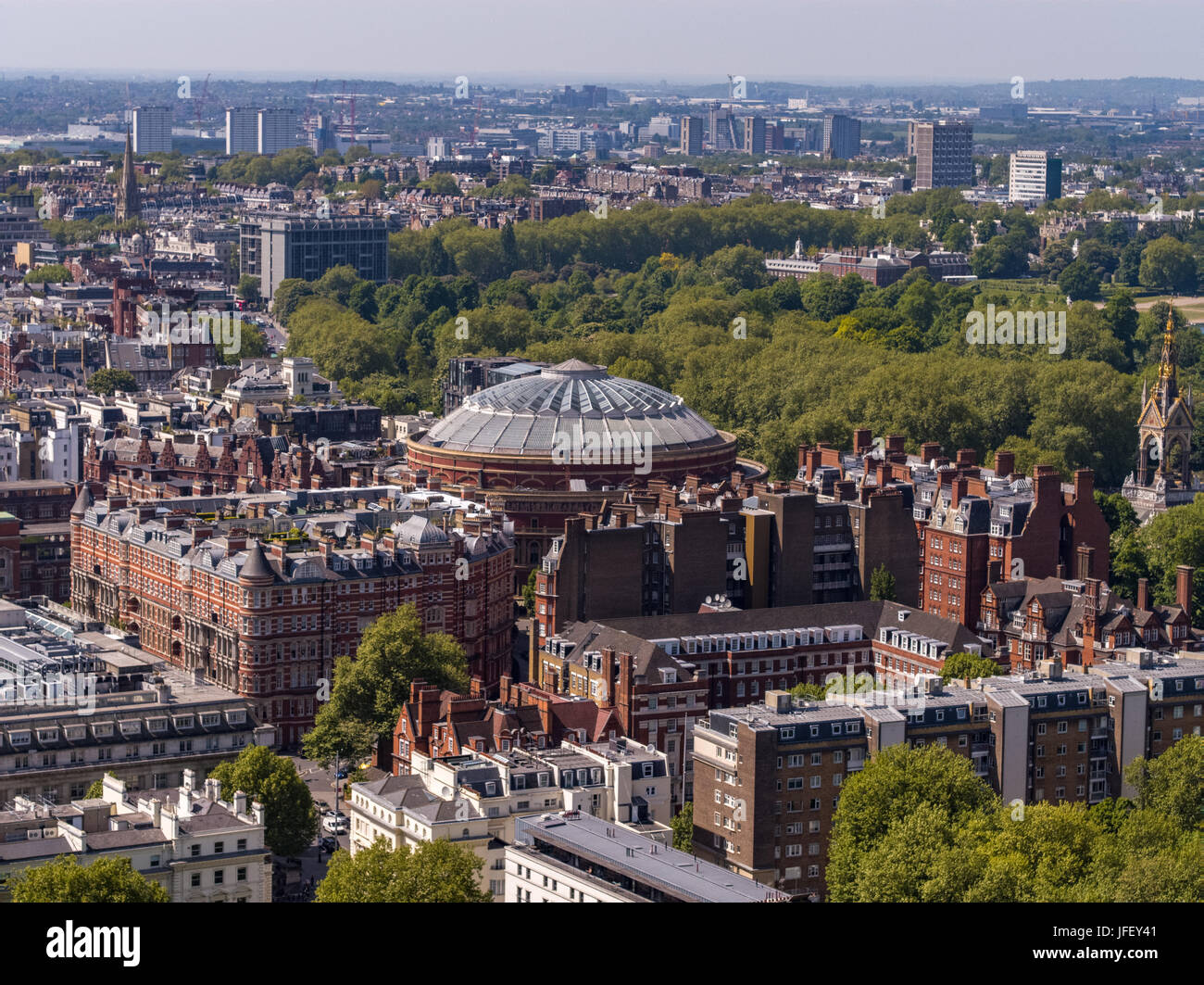 Il Royal Albert Hall è una sala concerti sul bordo settentrionale di South Kensington, Londra, che trattiene le PROM concerti annuali ogni estate dal 19 Foto Stock