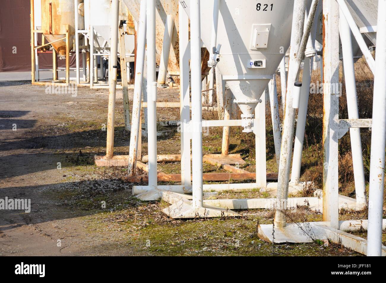Silos di Malta Foto Stock