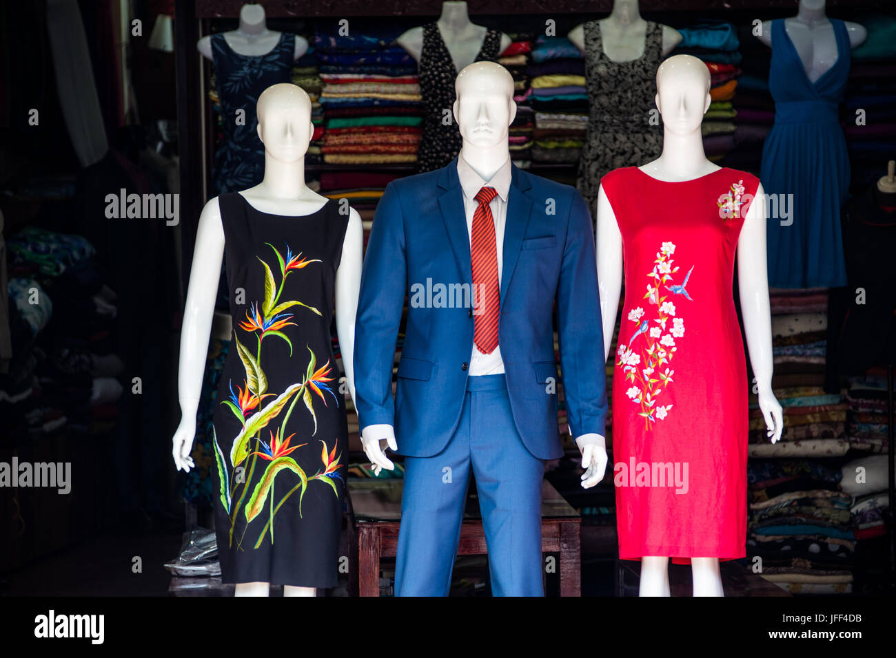 Sartoria in Città Vecchia Hoi An, Vietnam Foto Stock Sartoria in Città Vecchia Hoi An, Vietnam Foto Stock