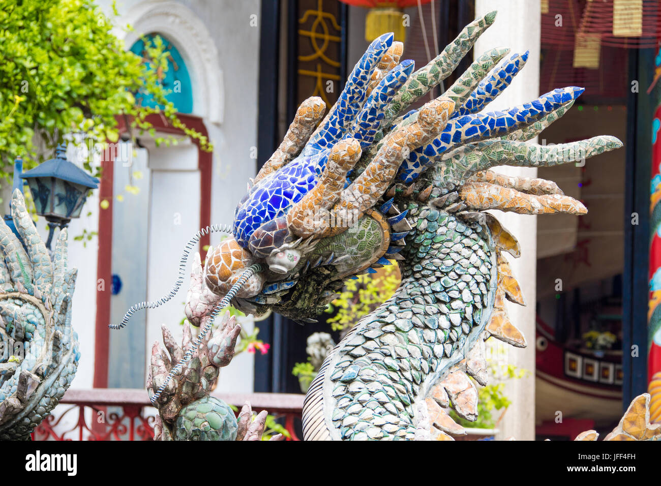 Hoi Quan Quang Dong, Cantonese Hokien (Fujian) Sala Riunioni, Phuc Kien in Hoi An Vietnam Foto Stock