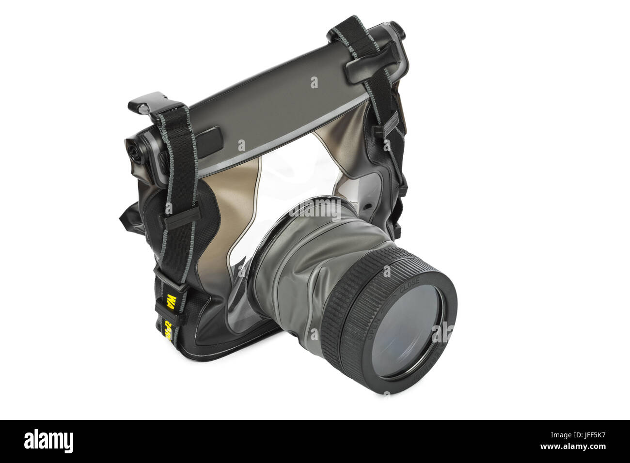 Custodia impermeabile per videocamera Foto Stock