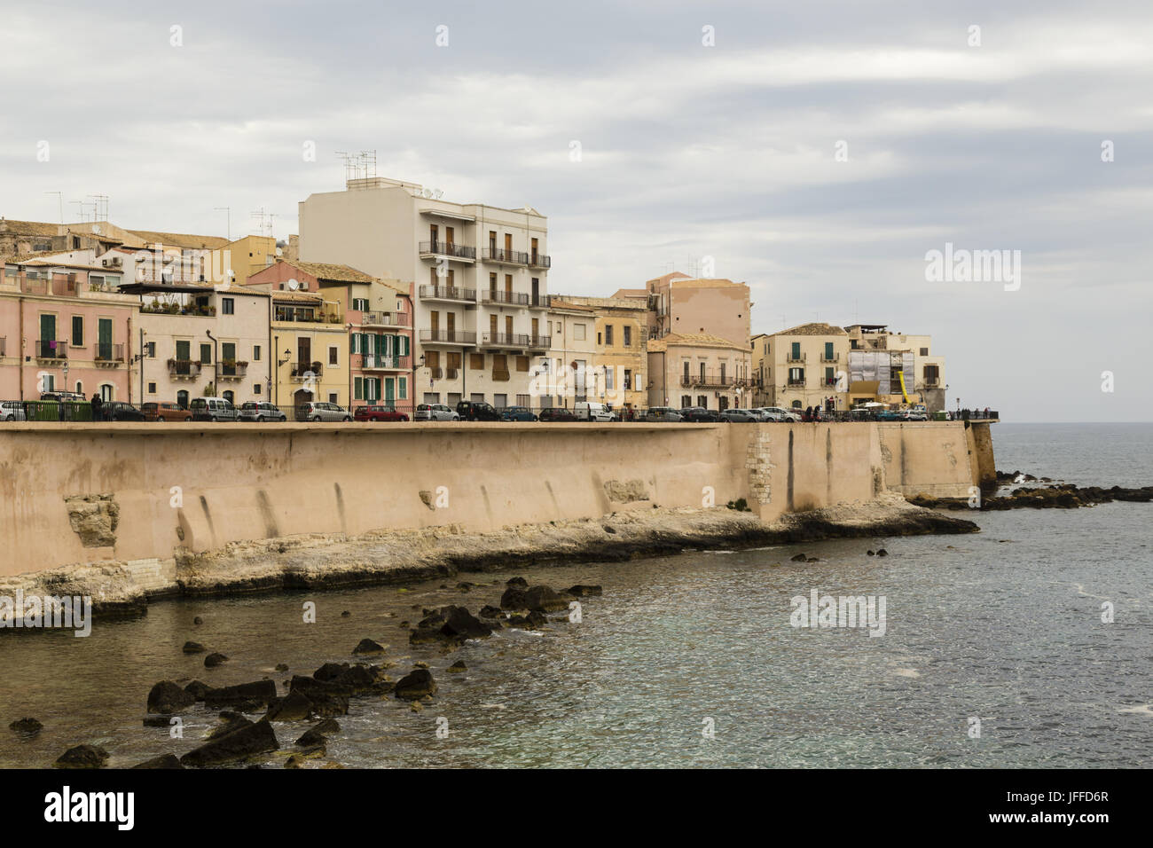 Centro storico di Siracusa, Sicilia, Italia Foto Stock