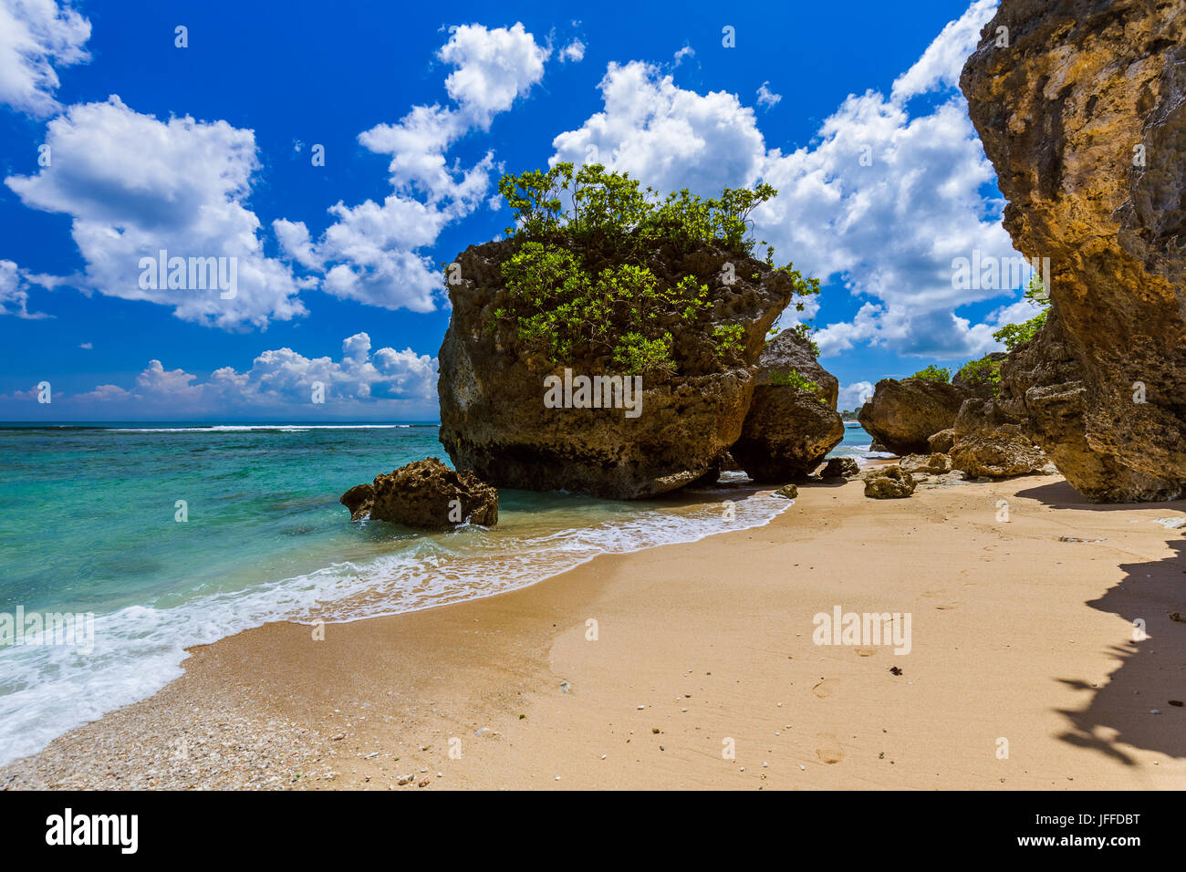 Bingin Beach - Bali Indonesia Foto Stock