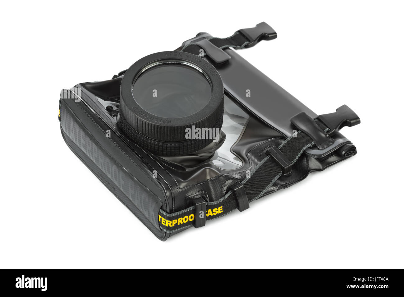 Custodia impermeabile per videocamera Foto Stock