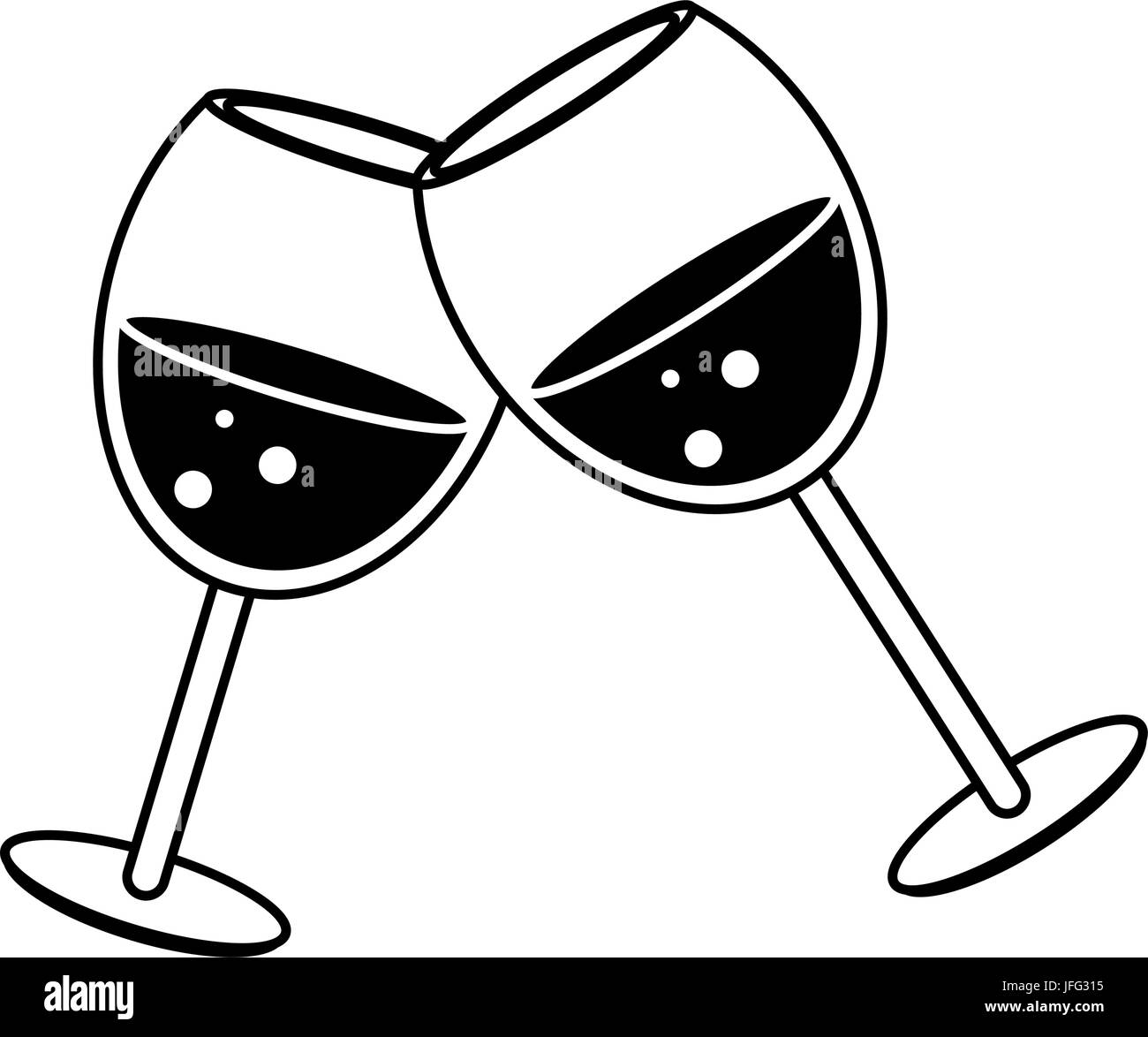 Deliziosa festa del vino Illustrazione Vettoriale