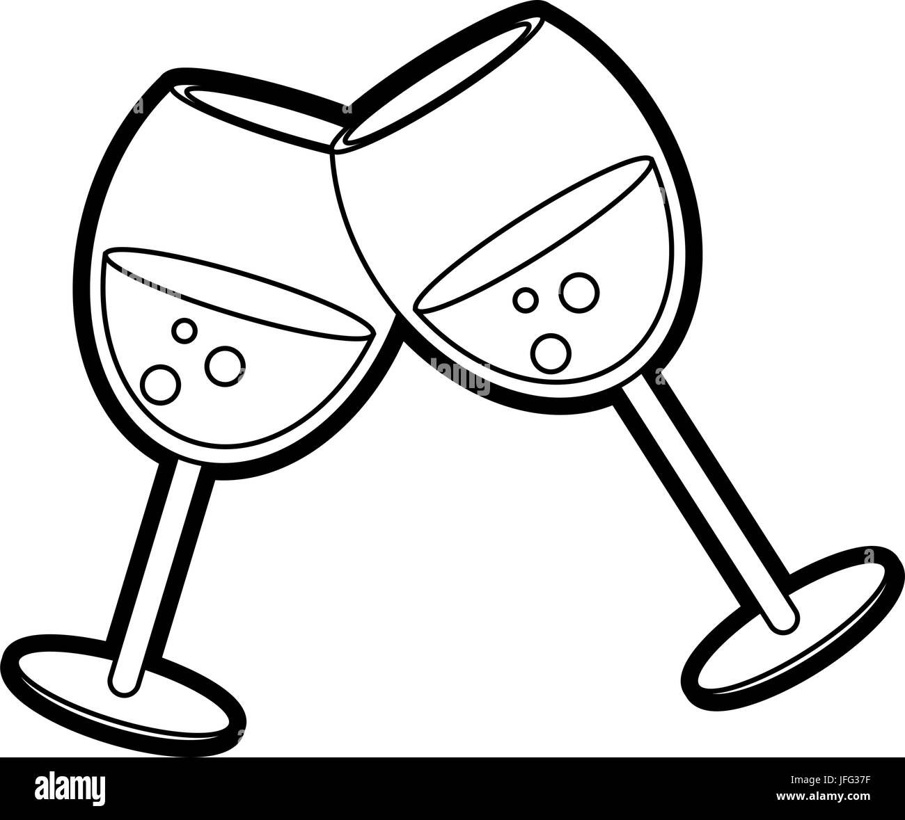 Deliziosa festa del vino Illustrazione Vettoriale