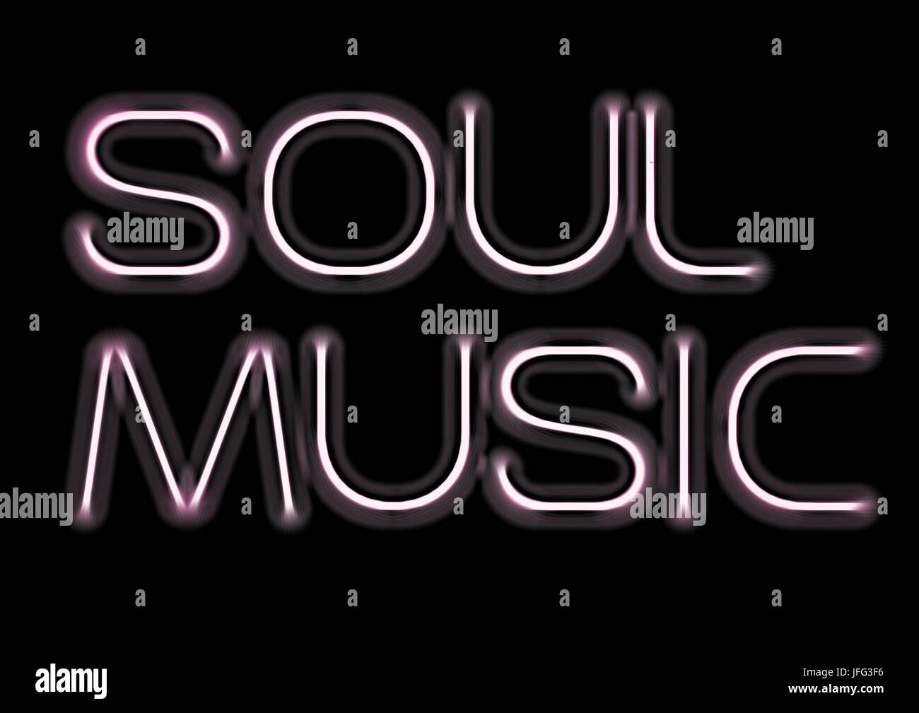 SOUL MUSIC Foto Stock