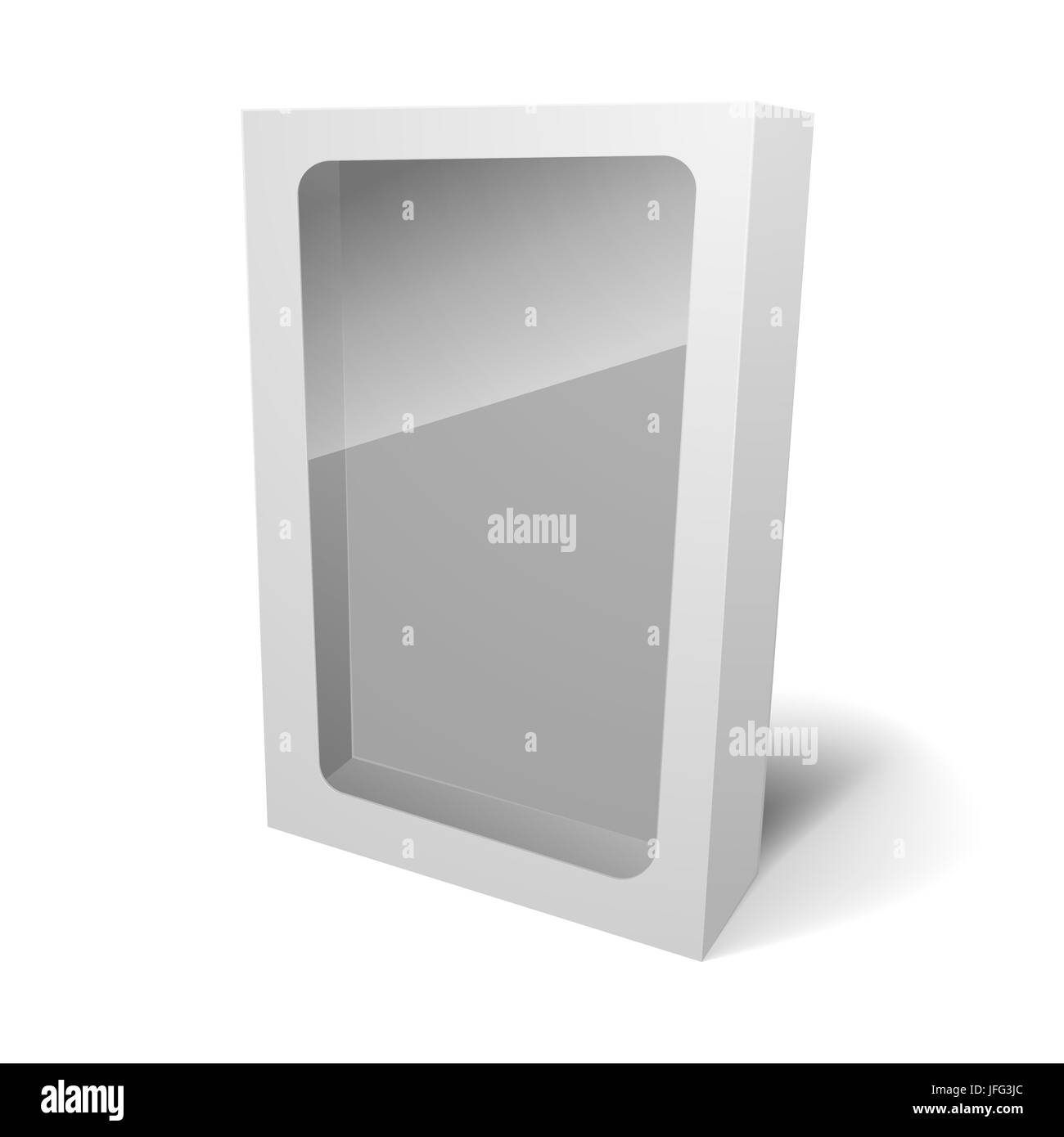 Mockup Window Box Foto Stock