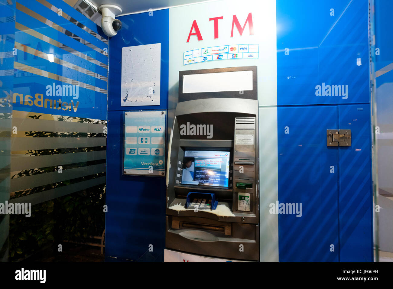 ATM in Vietnam Foto Stock