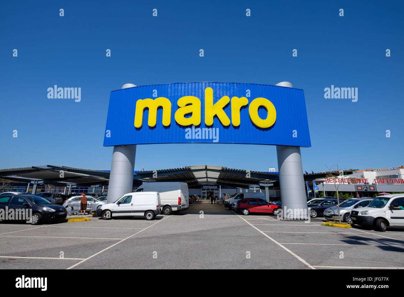 Makro retail store Foto Stock