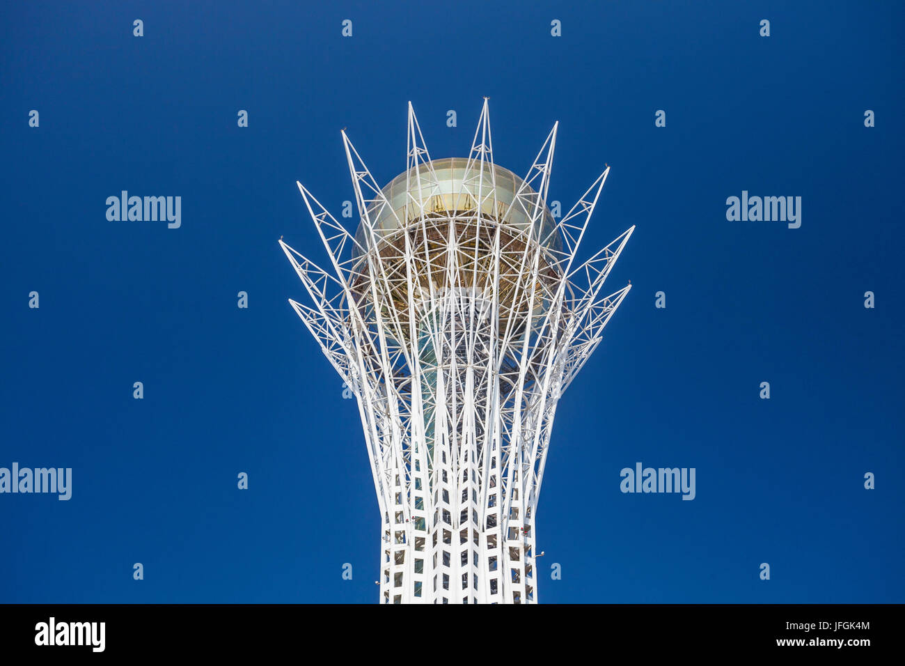 Il Kazakistan, Astana City, Città Nuova, monumento di Bayterek Foto Stock