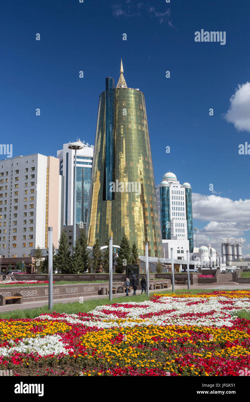 Il Kazakistan, Astana City, Nuova città amministrativa, Nurzhol Avenue , Foto Stock