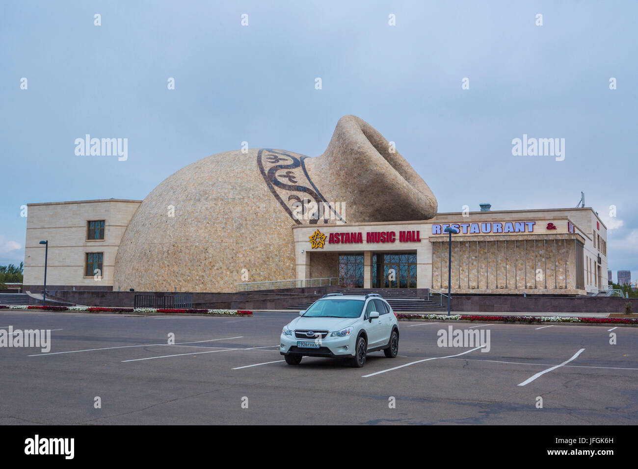 Il Kazakistan, Astana City, Nuova città amministrativa, Ristorante Foto Stock