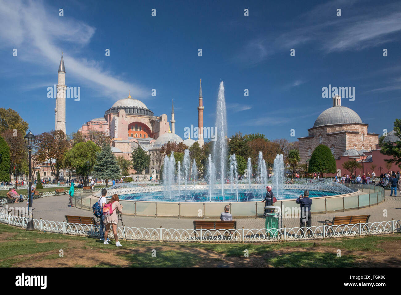 Turchia, Istanbul City, Hagia Sophia chiesa-museo Foto Stock