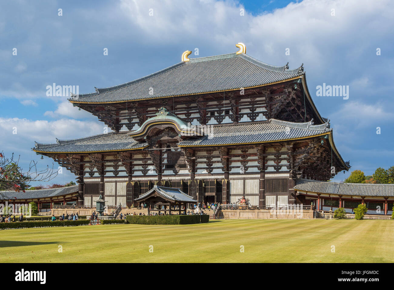 Giappone, Kansai, Nara City, Tempio di Todai-ji, Patrimonio Mondiale dell'UNESCO, Foto Stock
