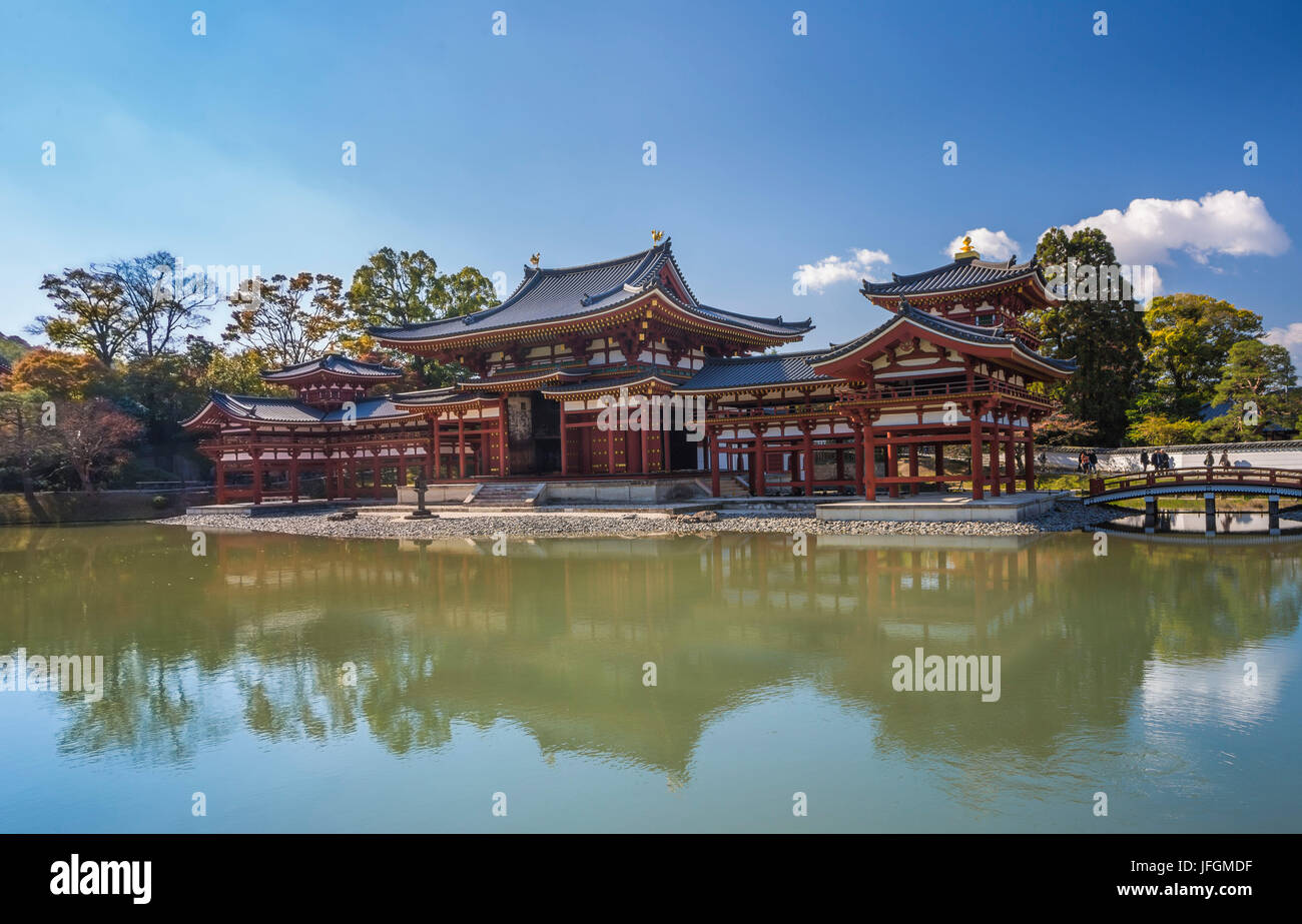 Giappone, Uji City, Uji Byodo-in tempio, Patrimonio Mondiale dell'UNESCO, Foto Stock