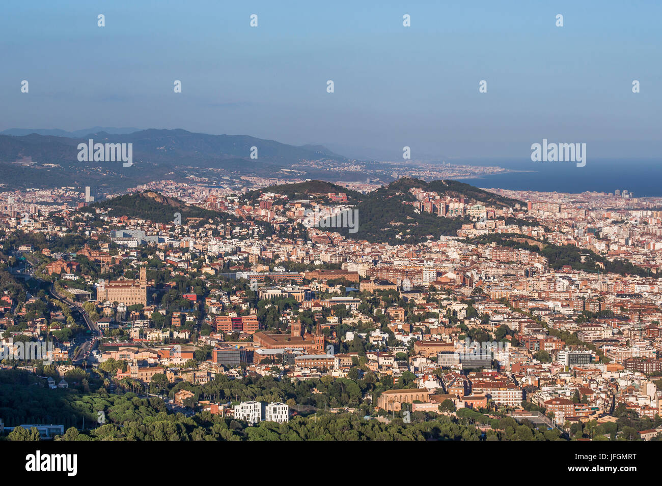 Spagna, Catalunya, Barcelona City, nord di Barcellona, El Carmel Hill Foto Stock