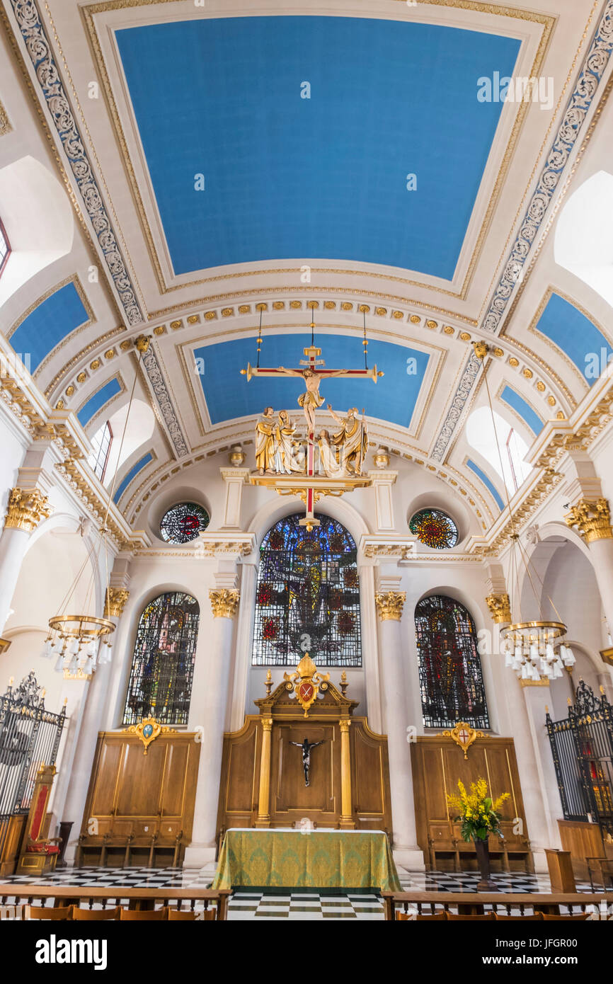 Inghilterra, Londra, Città, St Mary-le-chiesa di prua Foto Stock