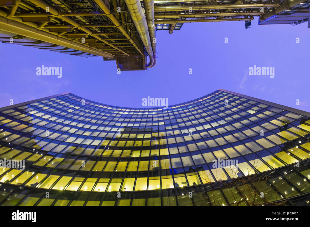Inghilterra, Londra, la città, l'edificio Willis, architetto Foster + Partners Foto Stock