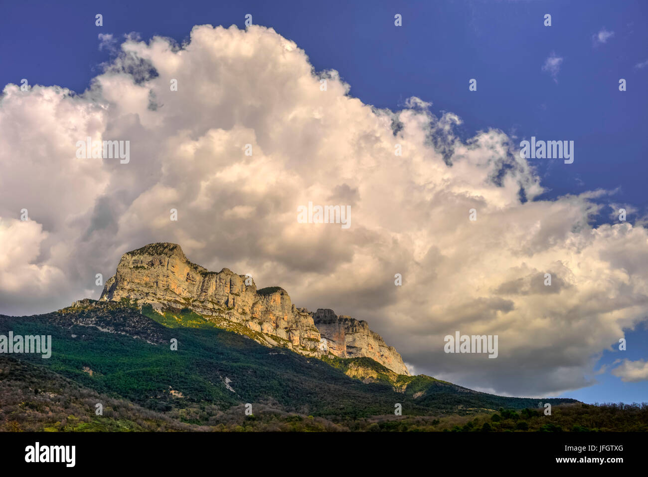 La pena Montanesa, Huesca, Spagna Foto Stock