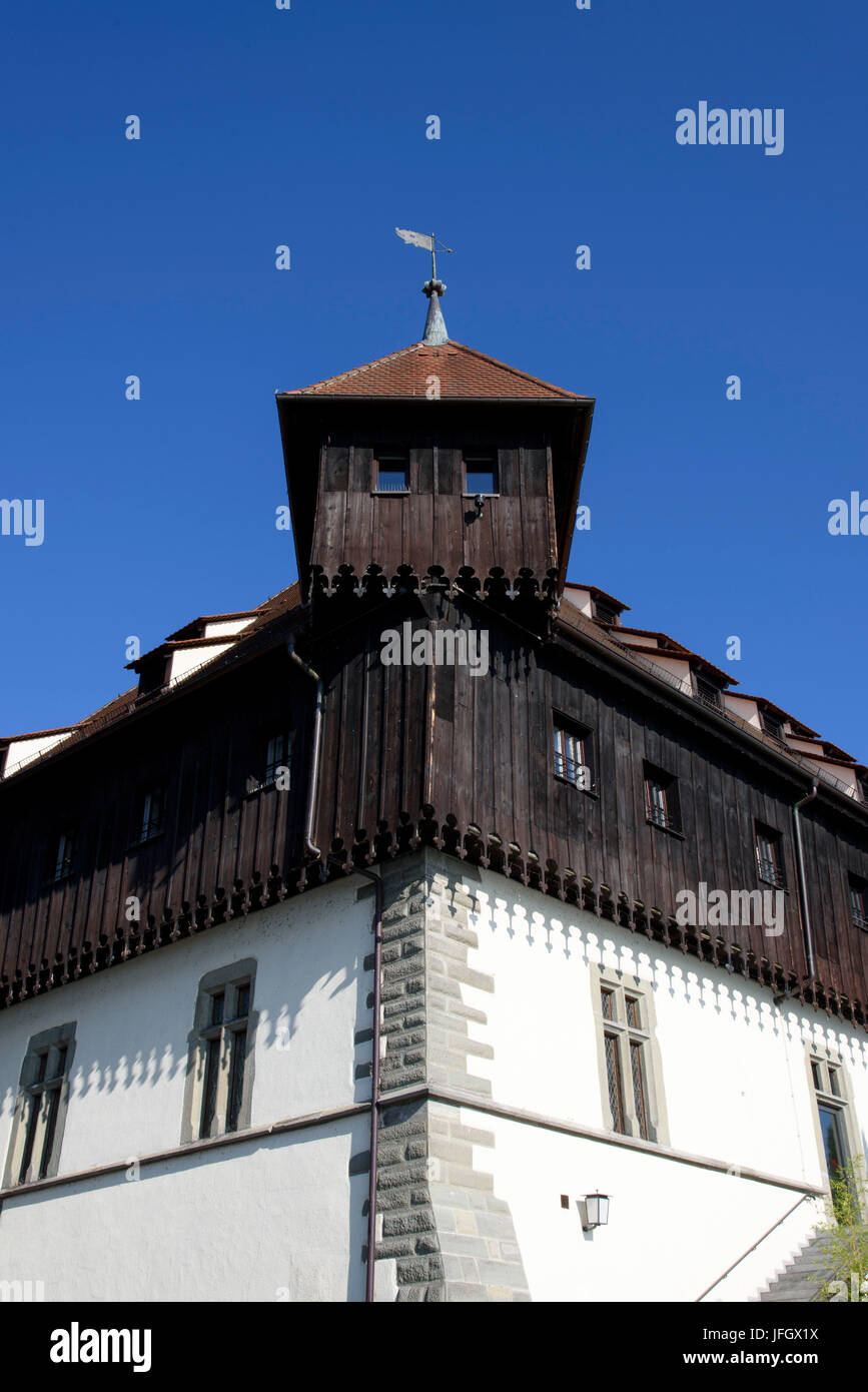 Porto, edificio del consiglio di Costanza, il lago di Costanza, Baden-Württemberg, Germania Foto Stock