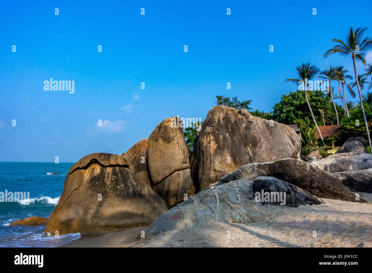 Beach Coral Cove Beach, Golf di Thailandia, Ko Samui, nel sud della thailandia, tailandia, Asia Foto Stock