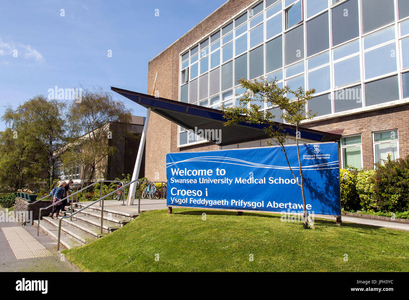 Scuola medica - Università di Swansea Foto Stock