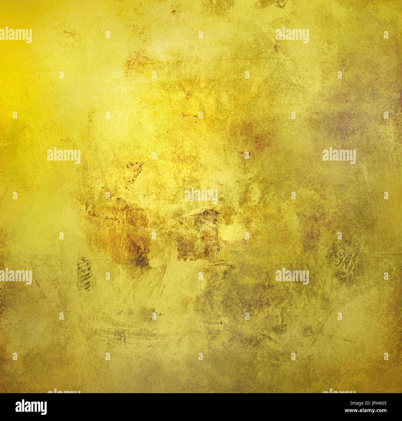 Abstract oro dipingere texture artwork Foto Stock