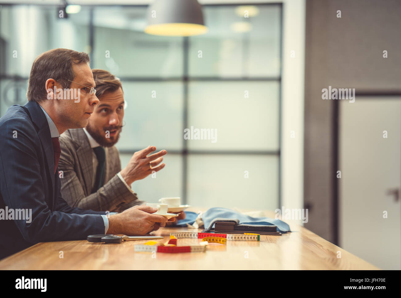 Gli uomini di lavoro Foto Stock