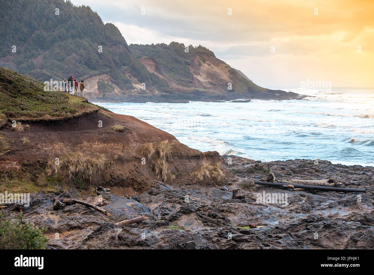 America robusto costa del Pacifico in Oregon a Firenze Foto Stock