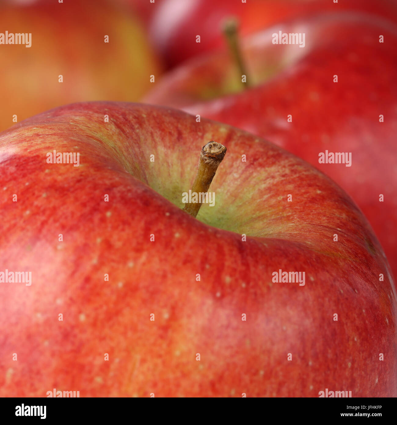 Roter Apfel Obst Frucht Foto Stock