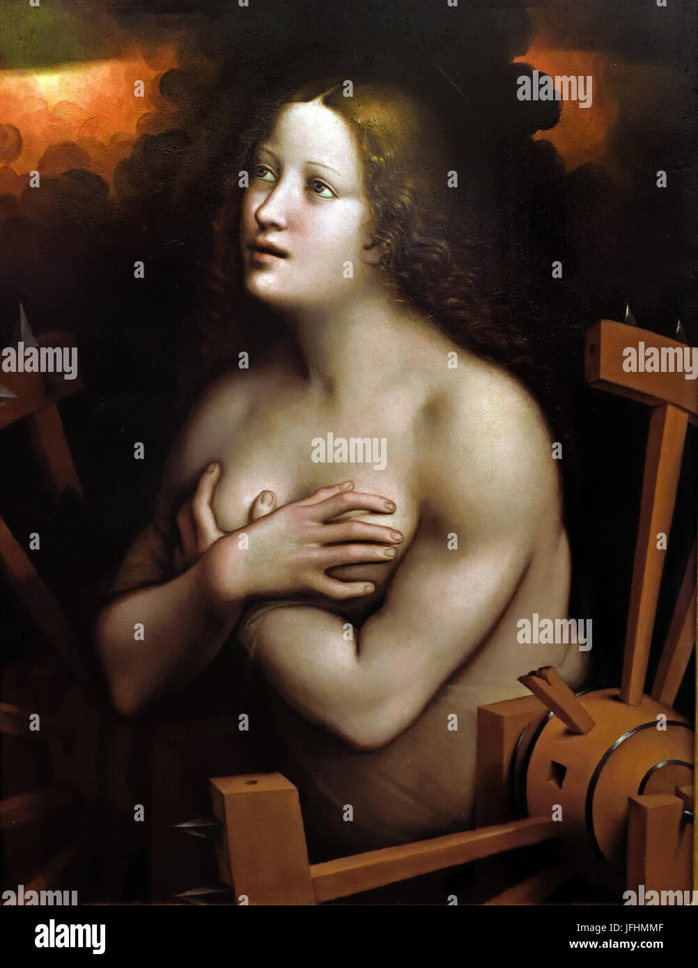 Santa Caterina d'Alessandria 1520 -1530 Giampietrino (Gian Pietro Rizzoli) 1508-1530 Milano Italia Giovanni Pietro Rizzoli Foto Stock