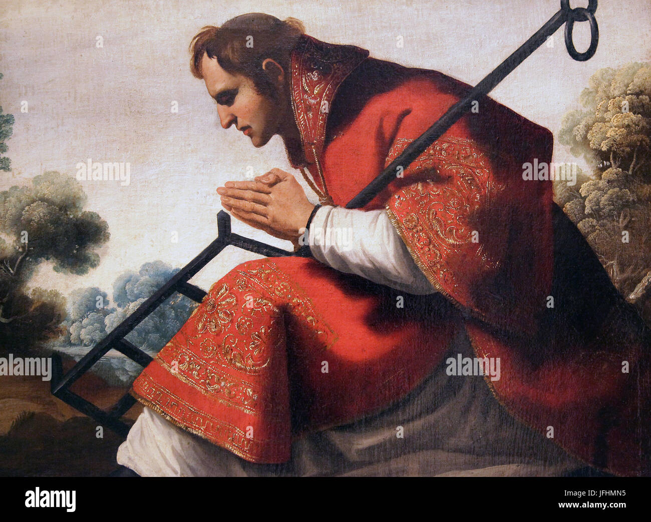 San Lorenzo da Francisco de Zurbaran 1598-1664 pittore spagnolo Foto Stock