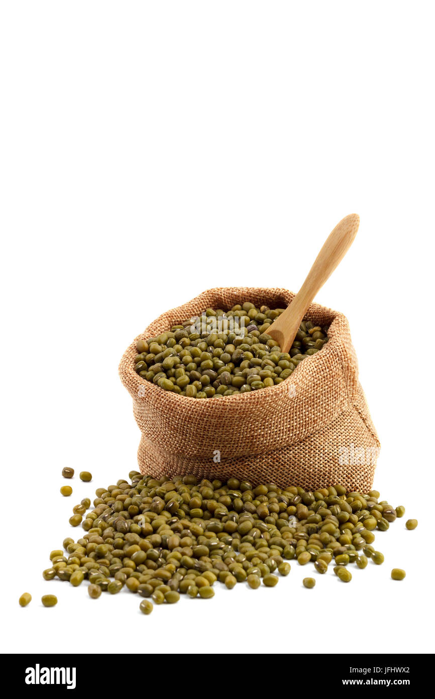 Chiudere il green Mung bean Foto Stock