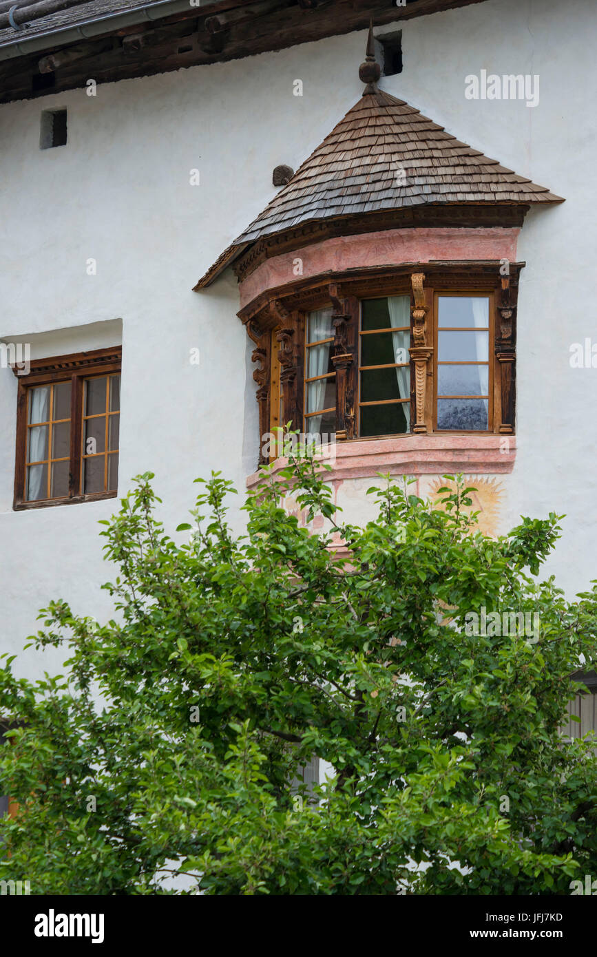 La Svizzera del Cantone dei Grigioni, Müstair, abbazia benedettina St. Johann in Münstertal, sorelle Foto Stock