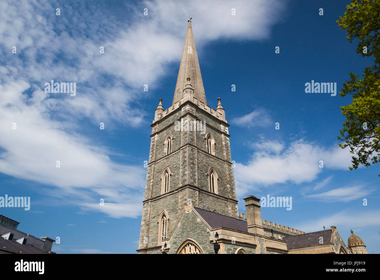 Regno Unito e Irlanda del Nord, nella contea di Londonderry, Derry, st columb's Cathedral, esterno Foto Stock