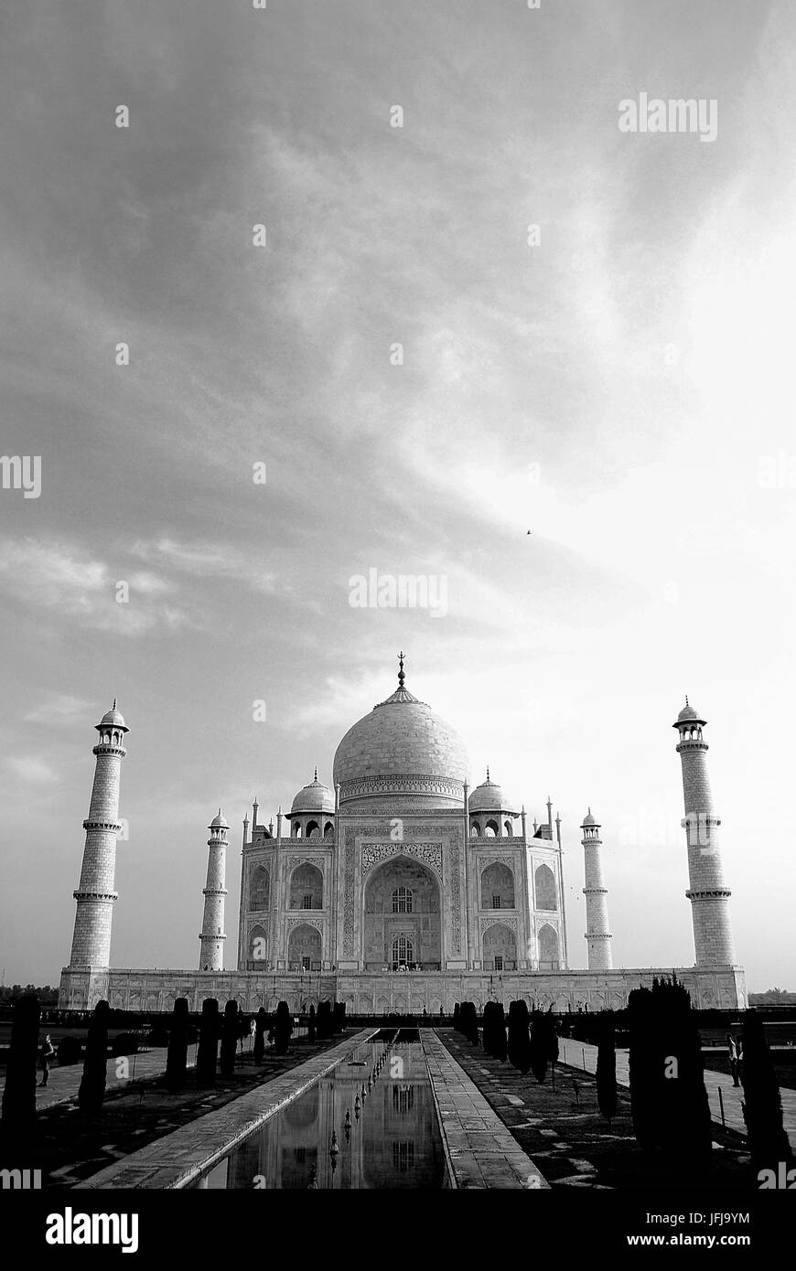 Il Thaj Mahal, Agra, India, Asia Foto Stock