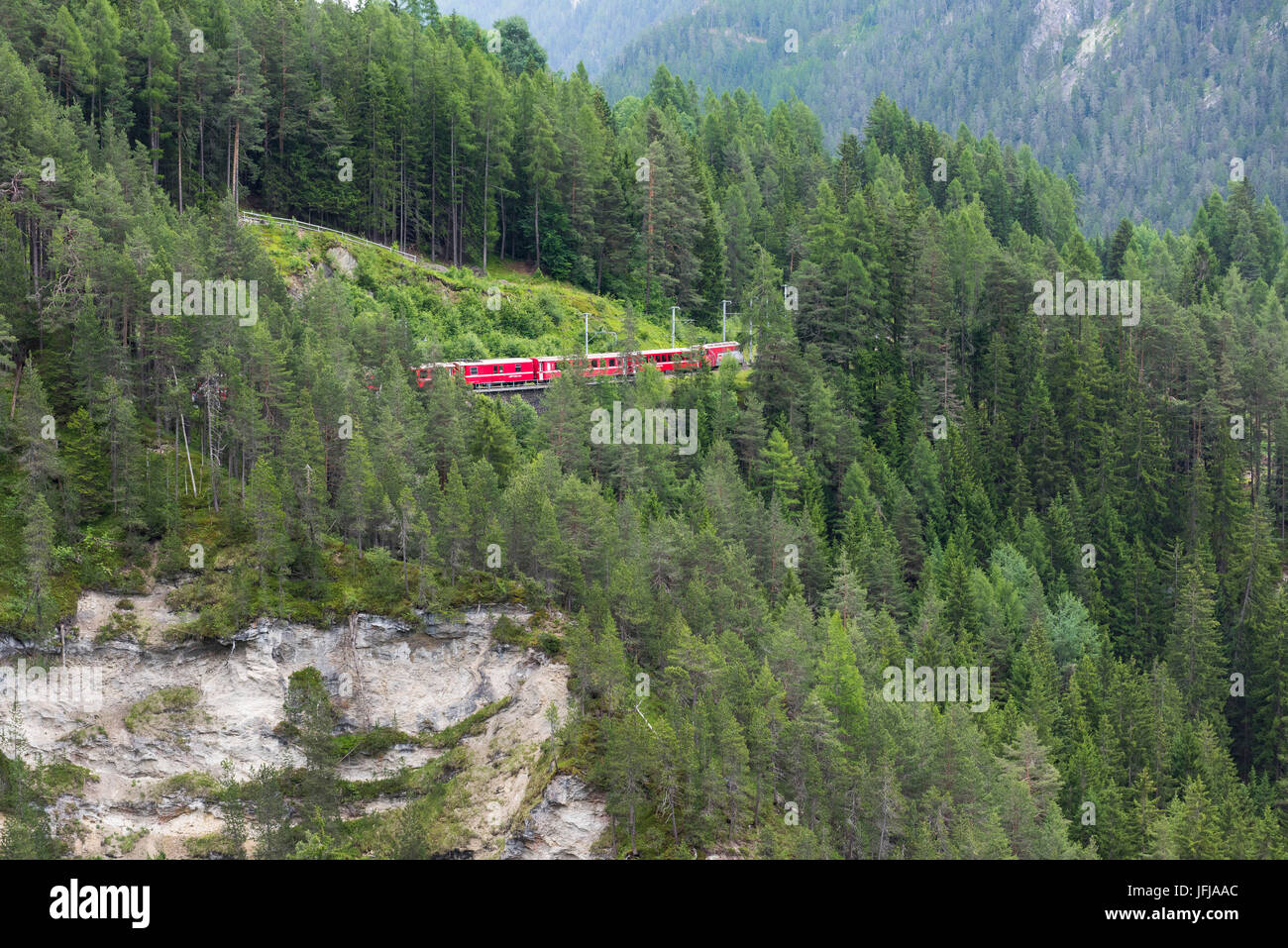Ghiacciaio sul Tour - Grigioni, Svizzera Foto Stock