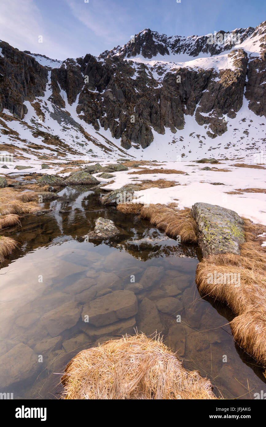 L'Europa, Italia, paesaggi nel Parco dell'Adamello, in provincia di Brescia Foto Stock