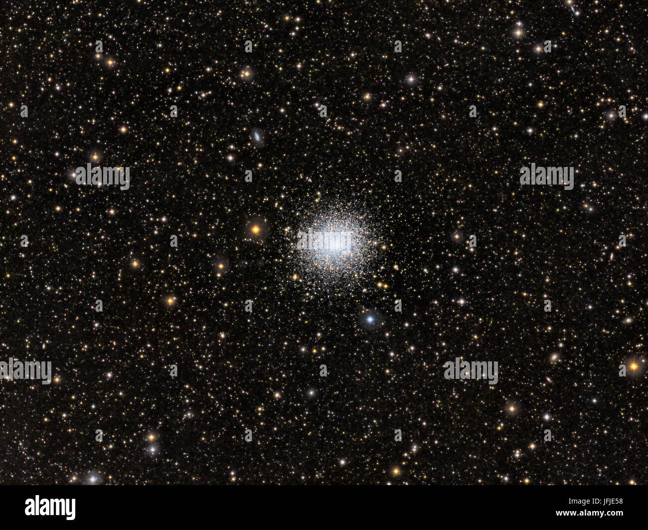 Messier 13 il Grande grappolo globulare in costellazione Ercole Foto Stock