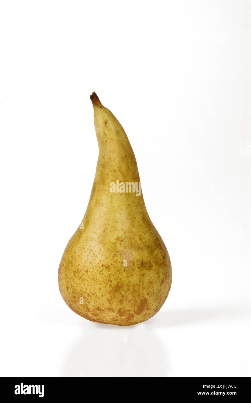 Conferenza pera con sfondo bianco Foto Stock