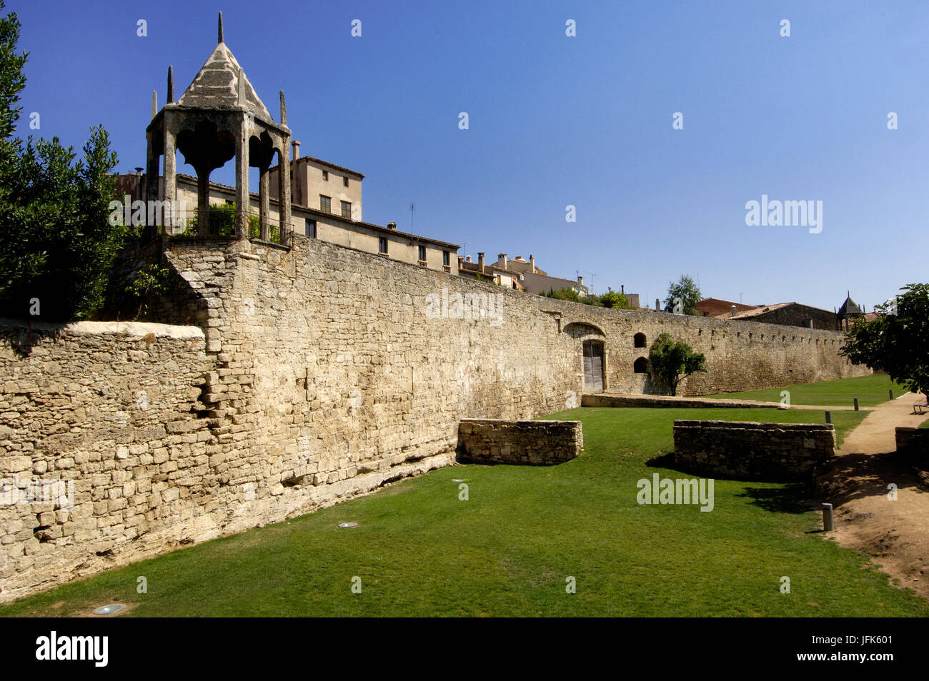 Pareti in Banyoles, Pla de l'Estany, Girona, Spagna Foto Stock