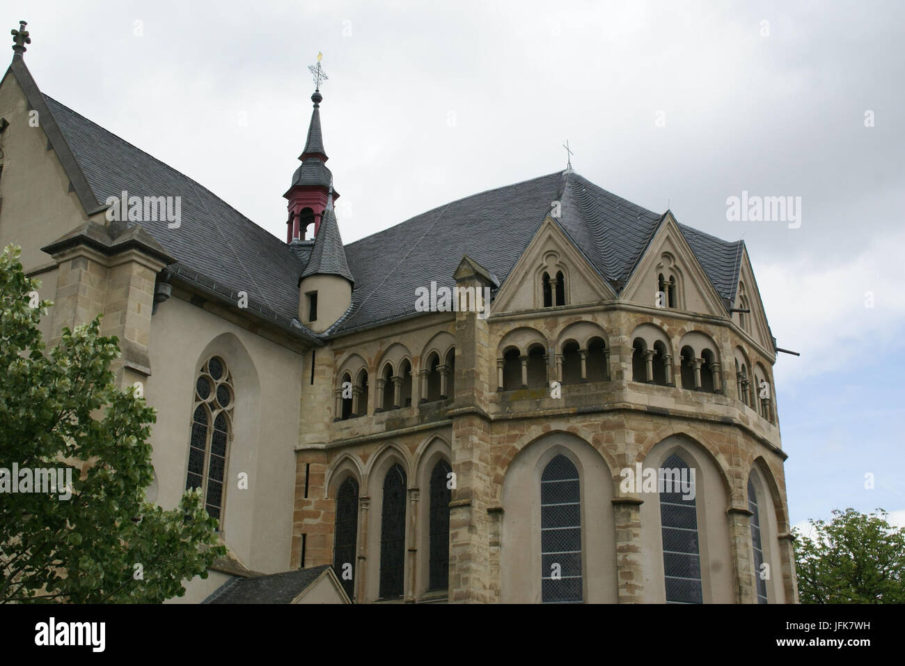 2014.06.21.114703 Stiftskirche Münstermaifeld Foto Stock