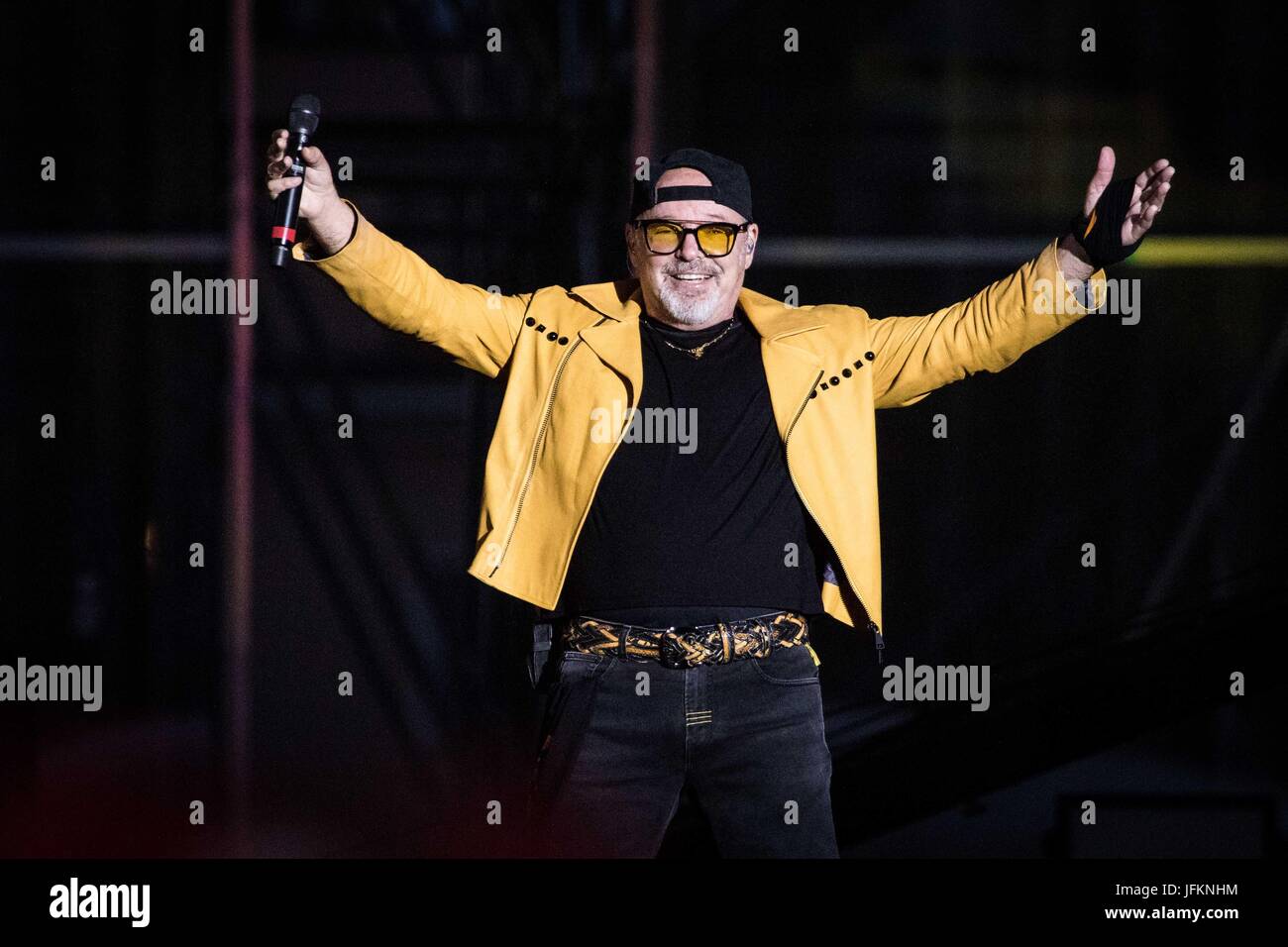 Modena, Italia 01 luglio 2017 Vasco Rossi live a Vasco Modena al parco Enzo Ferrari Park di Modena © Roberto Finizio / Alamy Live News Foto Stock