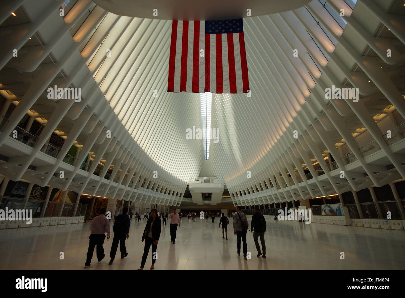 World Trade Center station in New York aka oculo da Santiago Calatrava Foto Stock