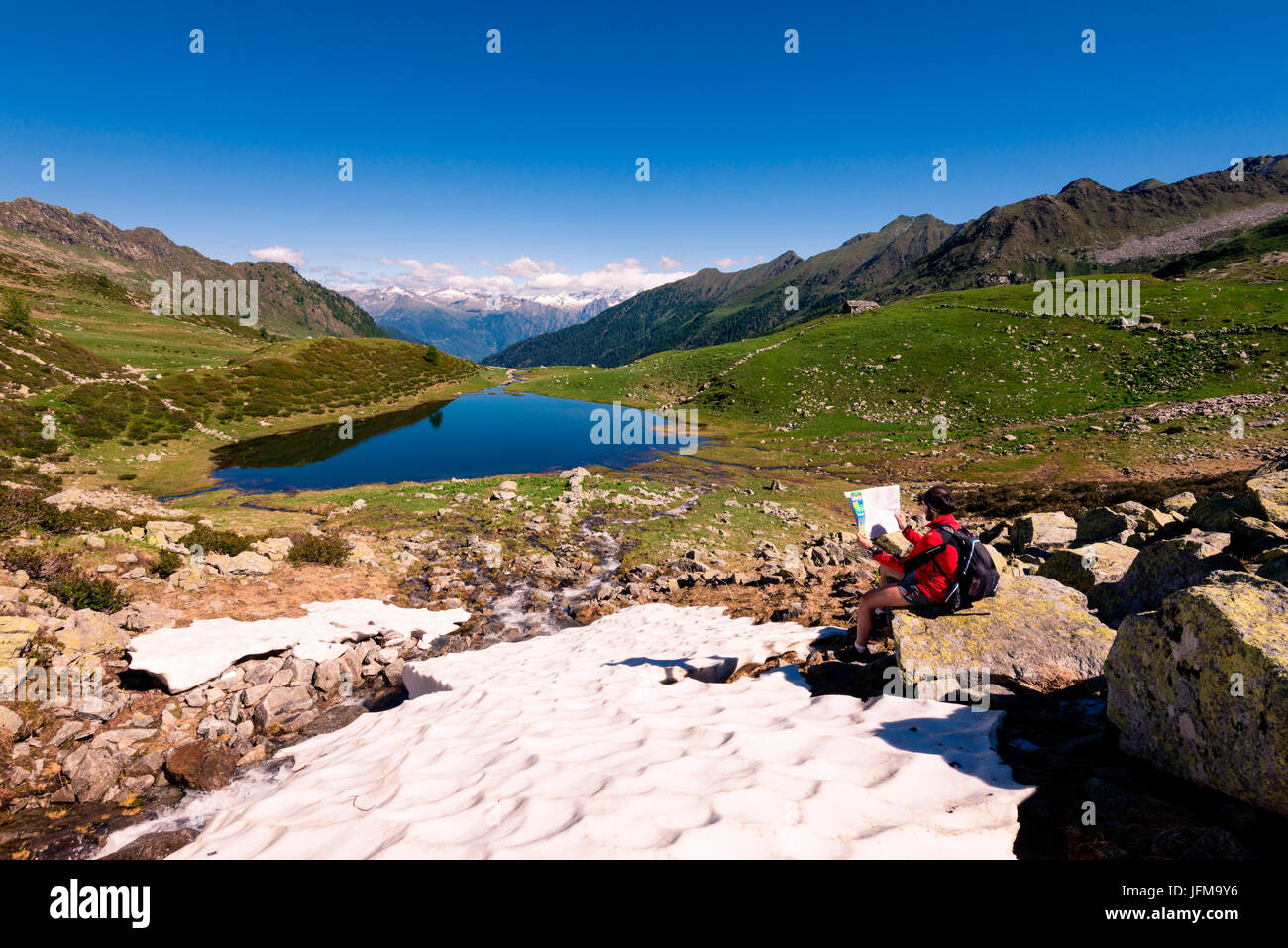 Val di Tartano, Sondrio, Lombardia, Italia Foto Stock