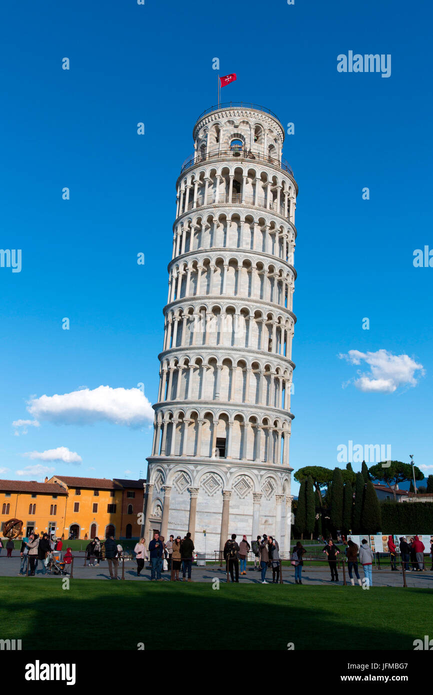 L'Europa, Italia, Toscana, Pisa, la Torre Pendente di Pisa Foto Stock