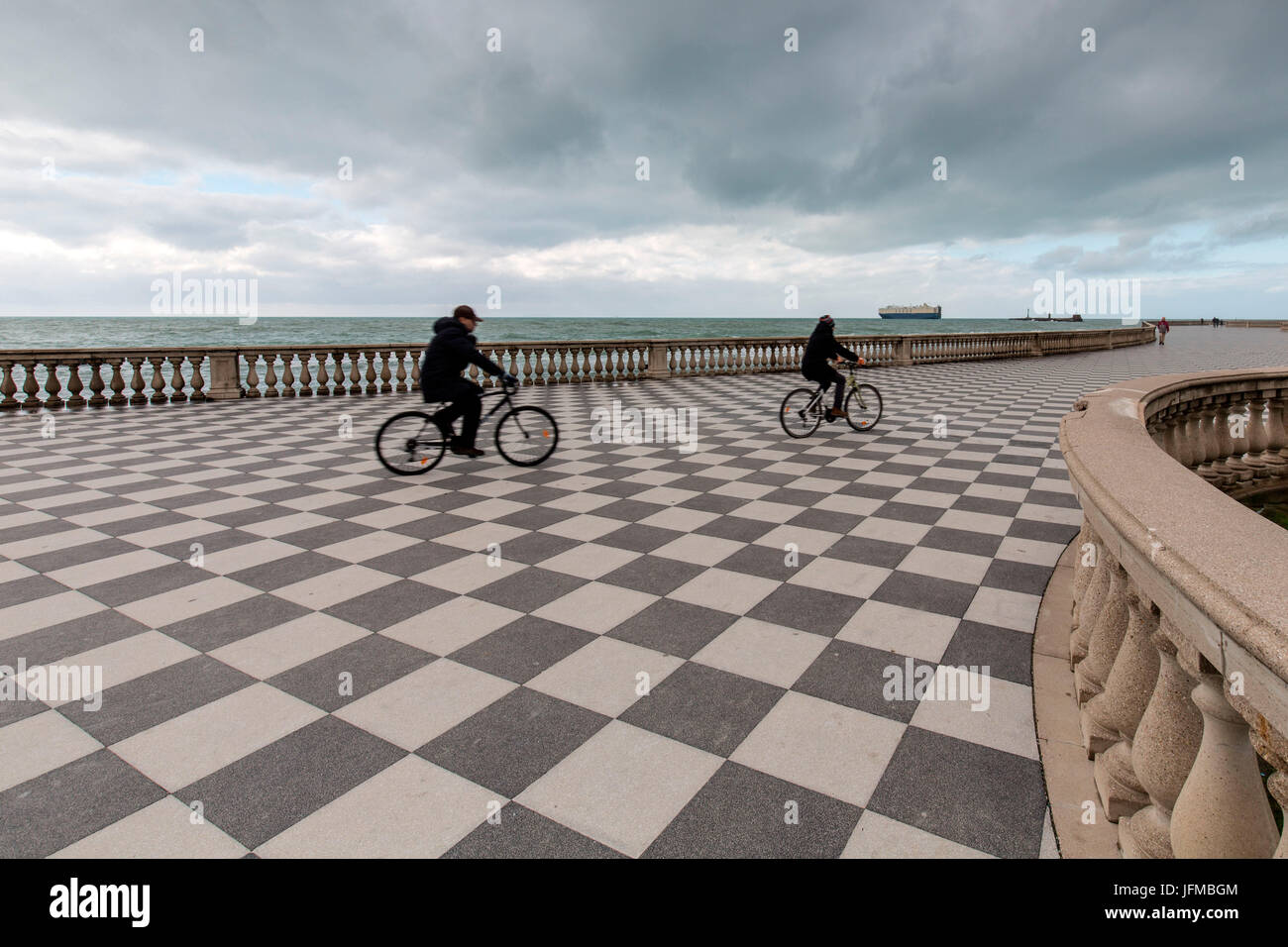 L'Europa, Italia, Toscana, a Livorno, Mascagni Terrazza Foto Stock